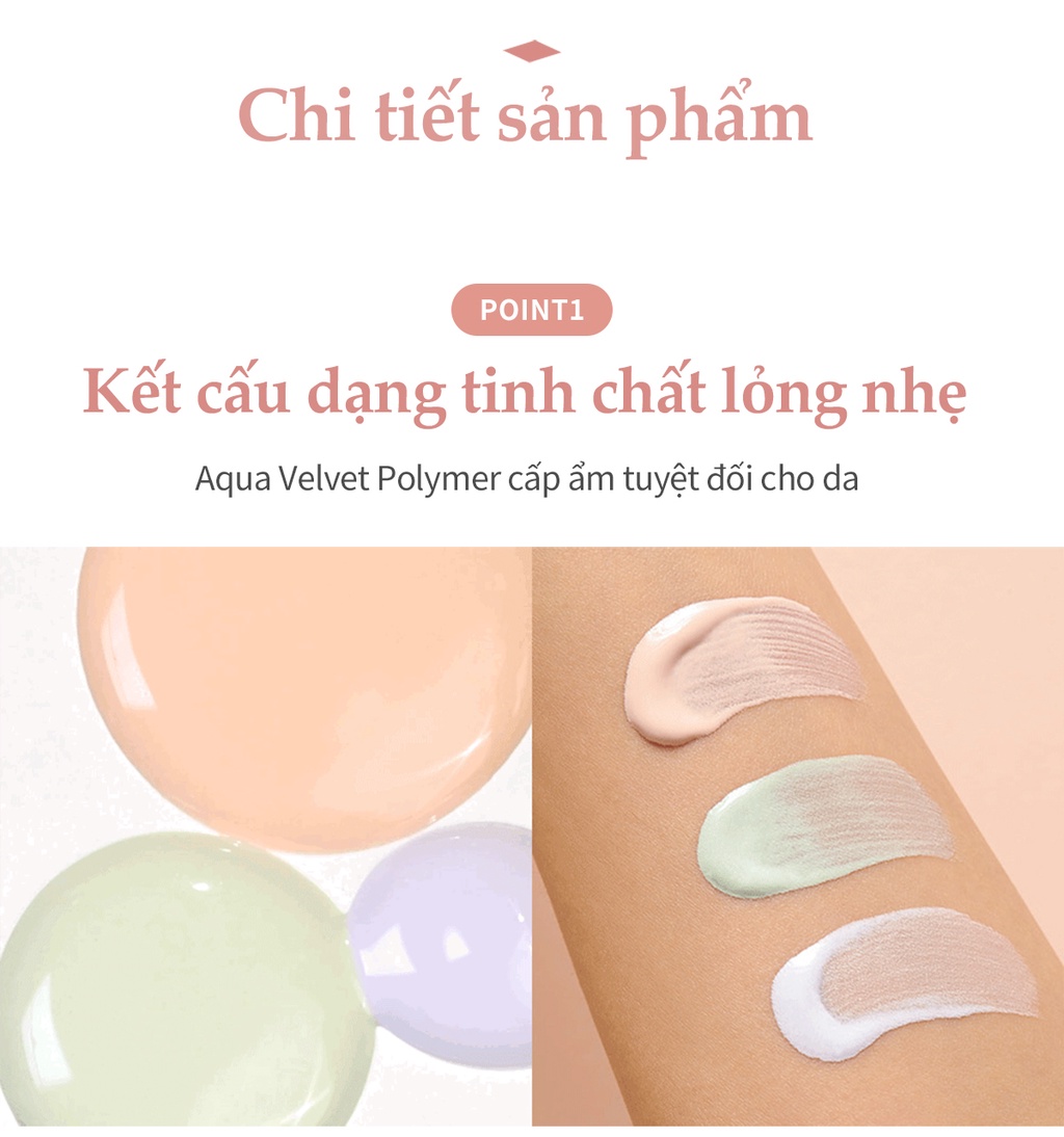 Mô tả Kem Lót Nâng Tông Thuần Chay hince Second Skin Tone Up Base 35Ml - 9