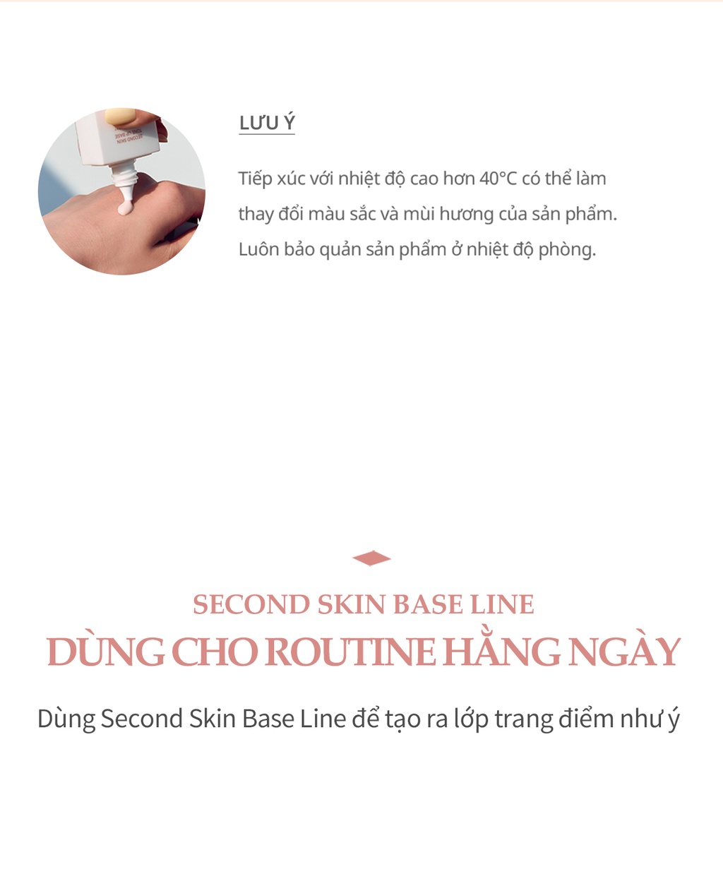 Mô tả Kem Lót Nâng Tông Thuần Chay hince Second Skin Tone Up Base 35Ml - 12