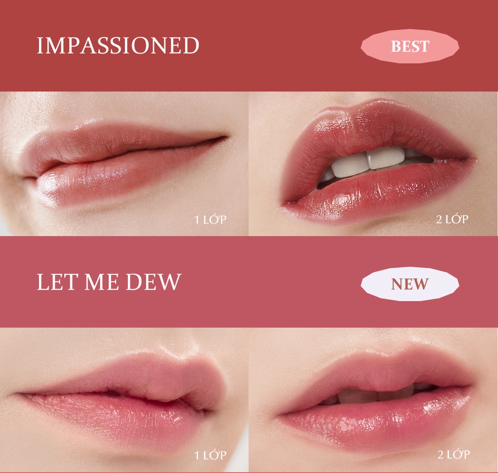 Mô tả Son Dưỡng Có Màu hince Mood Enhancer Lip Glow - 9