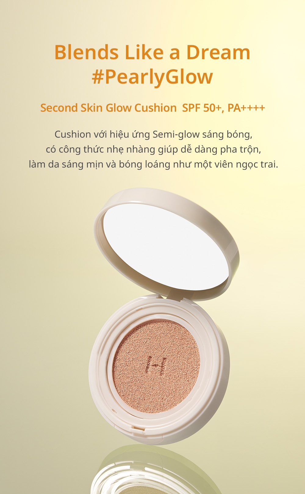 Mô tả Phấn Nước hince Second Skin Glow Cushion 12g - 3