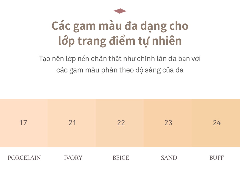 Mô tả Kem Nền Che Phủ Hoàn Hảo SPF30 PA++ hince Second Skin Foundation 40Ml - 6