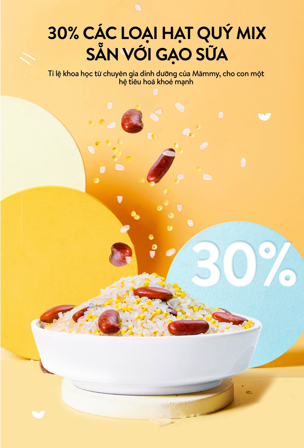 Mô tả Combo 9 hũ hạt mix sẵn Mămmy nấu cháo bổ sung dinh dưỡng cho bé ăn dặm trên 6 tháng - 8