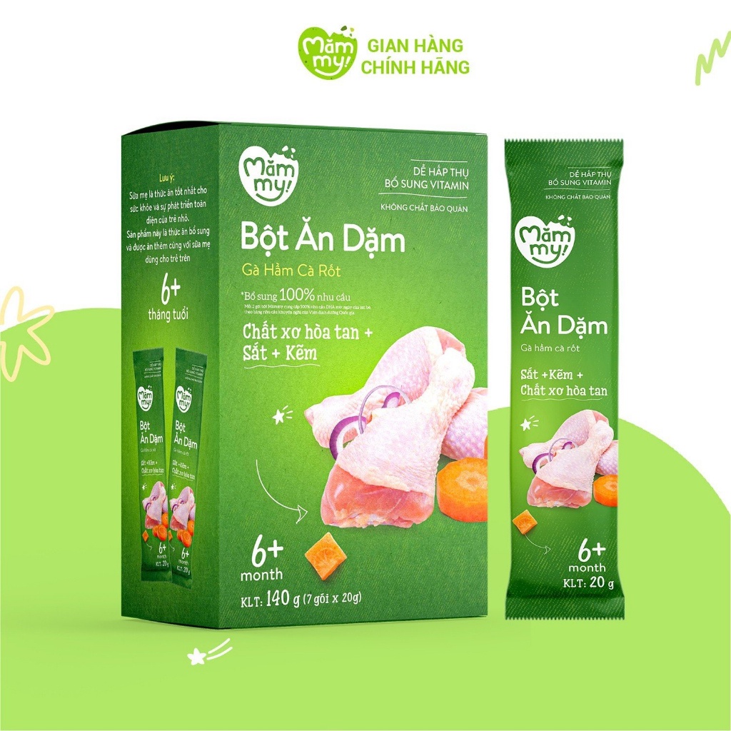 Vn 11134202 7Qukw Lk0T0Tttptduab Bột Ăn Dặm Mămmy Gà Hầm Cà Rốt (Hộp)