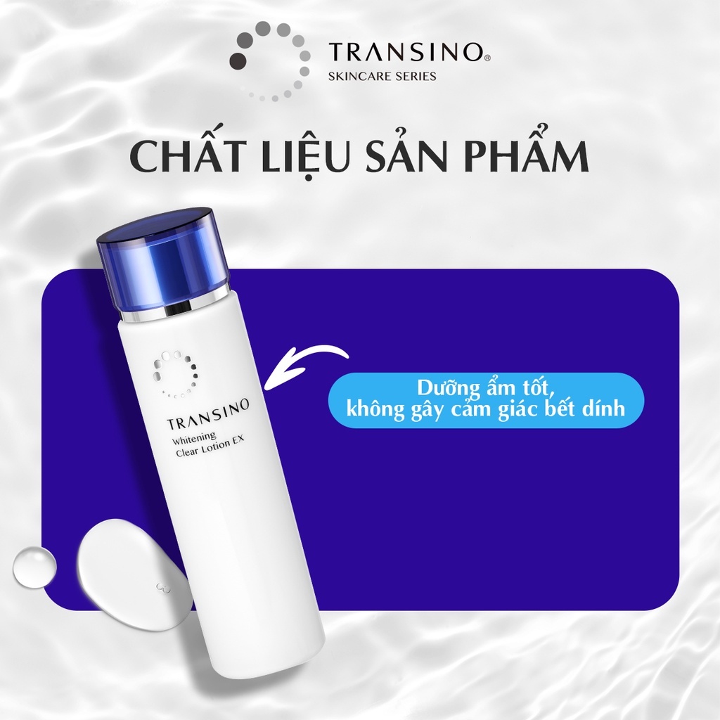 Mô tả Combo Dưỡng Trắng Chống Lão Hóa TRANSINO Whitening Clear Lotion - Whitening Repair Cream - 1