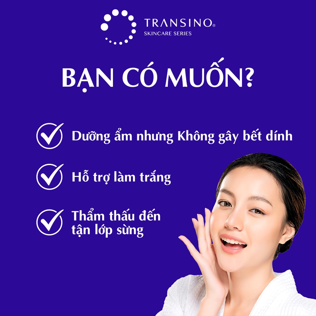 Mô tả Nước Hoa Hồng Dưỡng Trắng Da TRANSINO - Whitening Clear Lotion EX Thẩm Thấu Sâu Vào Da 150ml - 1