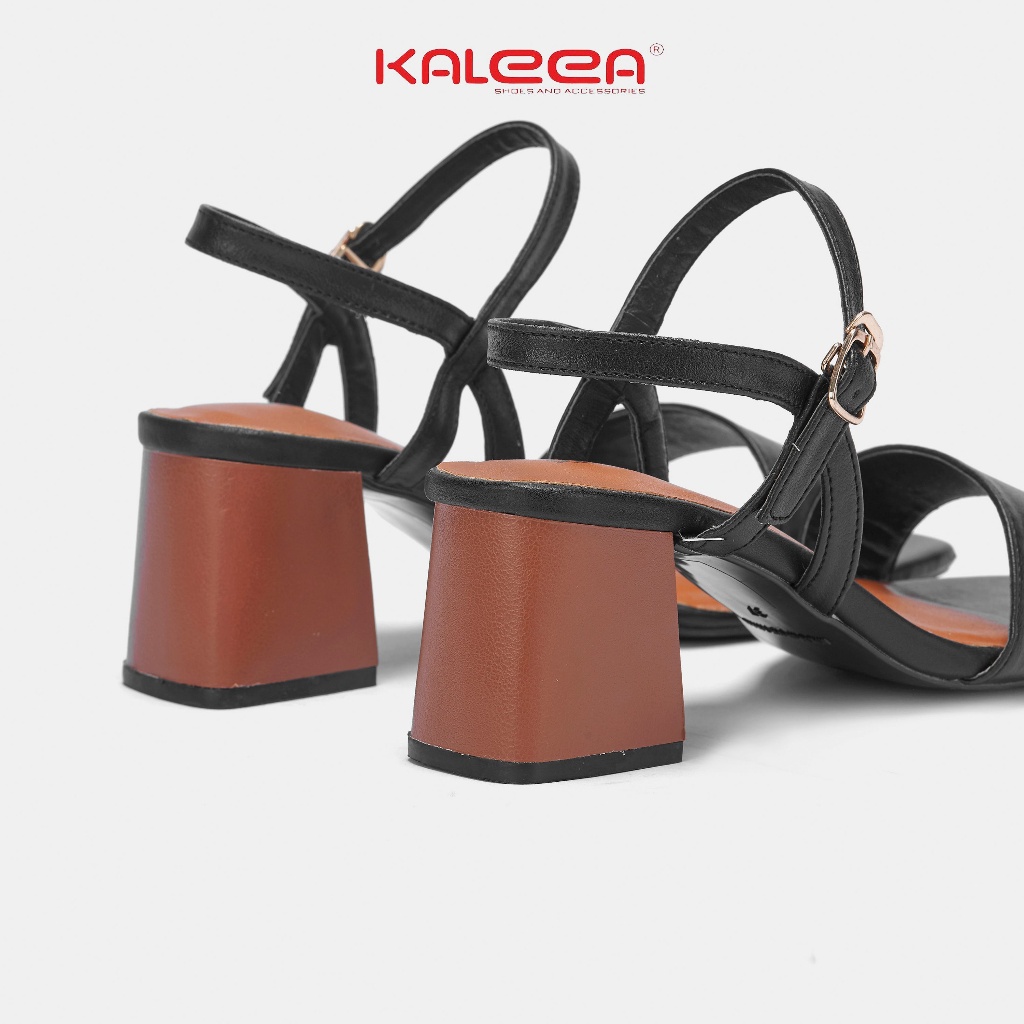 Mô tả Kaleea - Giày Sandal Nữ Đi Siêu Êm Đế Cao 6p Giày Cao Gót Nữ Đế Vuông Quai Mảnh Hàng Chuẩn Kaleea - K512 - 6