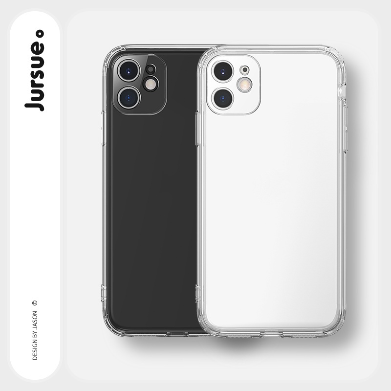 Mô tả Ốp lưng JURSUE silicon mềm chống sốc viền vuông Cho iPhone 15 14 13 12 11 Pro Max SE 2020 X XR XS 8 7 ip 6S 6 Plus YCS6 - 4