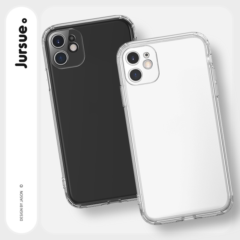 Mô tả Ốp lưng JURSUE silicon mềm chống sốc viền vuông Cho iPhone 15 14 13 12 11 Pro Max SE 2020 X XR XS 8 7 ip 6S 6 Plus YCS6 - 5