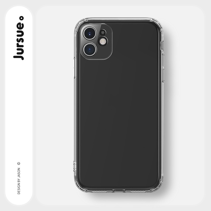 Mô tả Ốp lưng JURSUE silicon mềm chống sốc viền vuông Cho iPhone 15 14 13 12 11 Pro Max SE 2020 X XR XS 8 7 ip 6S 6 Plus YCS6 - 6