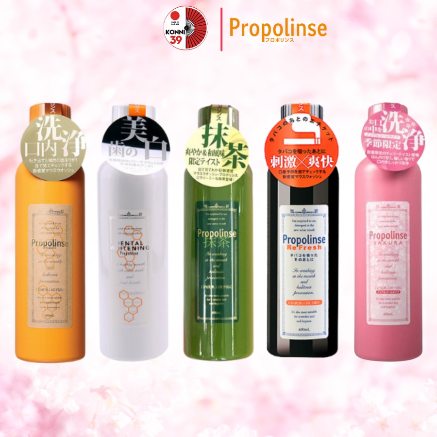 Mô tả Nước súc miệng Propolinse Nhật Bản giúp làm sạch và giảm mảng bám 600ml - Bahachiha - 1