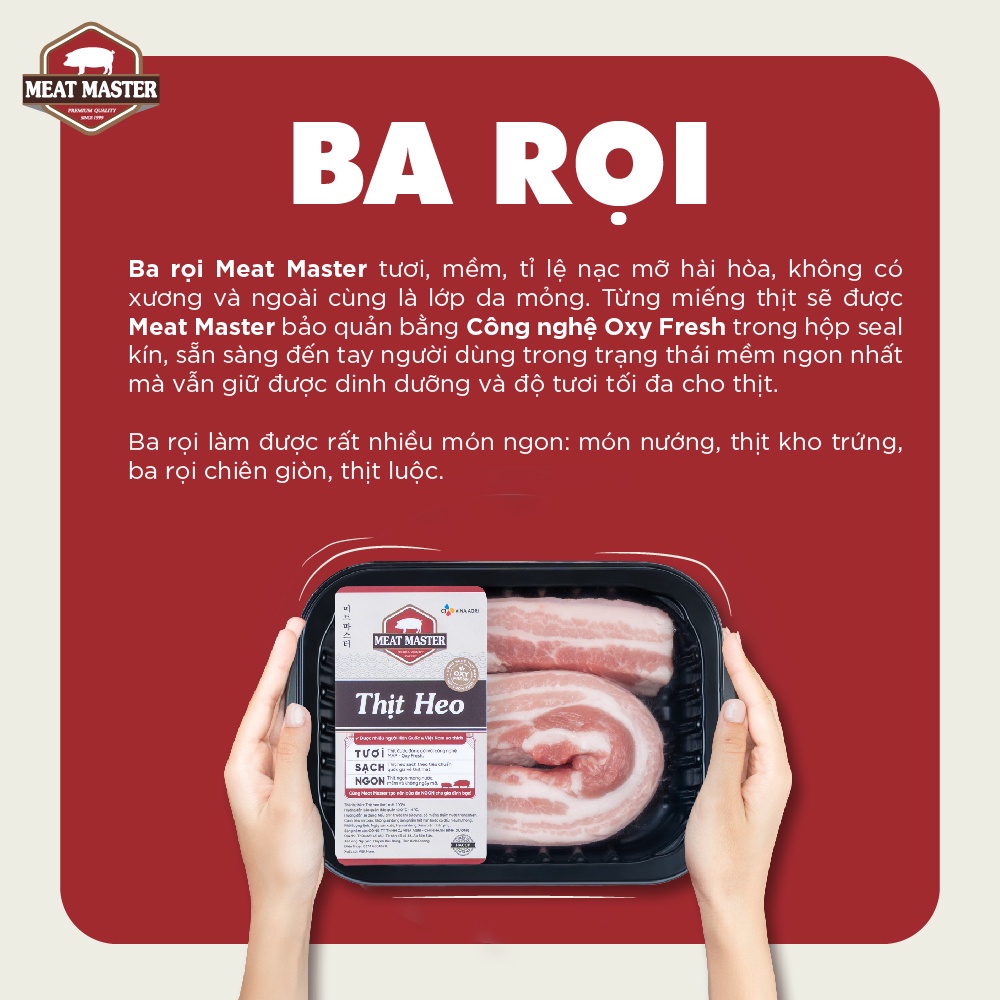 Ba rọi heo Meat Master VN 400g/khay | Shopee Việt Nam