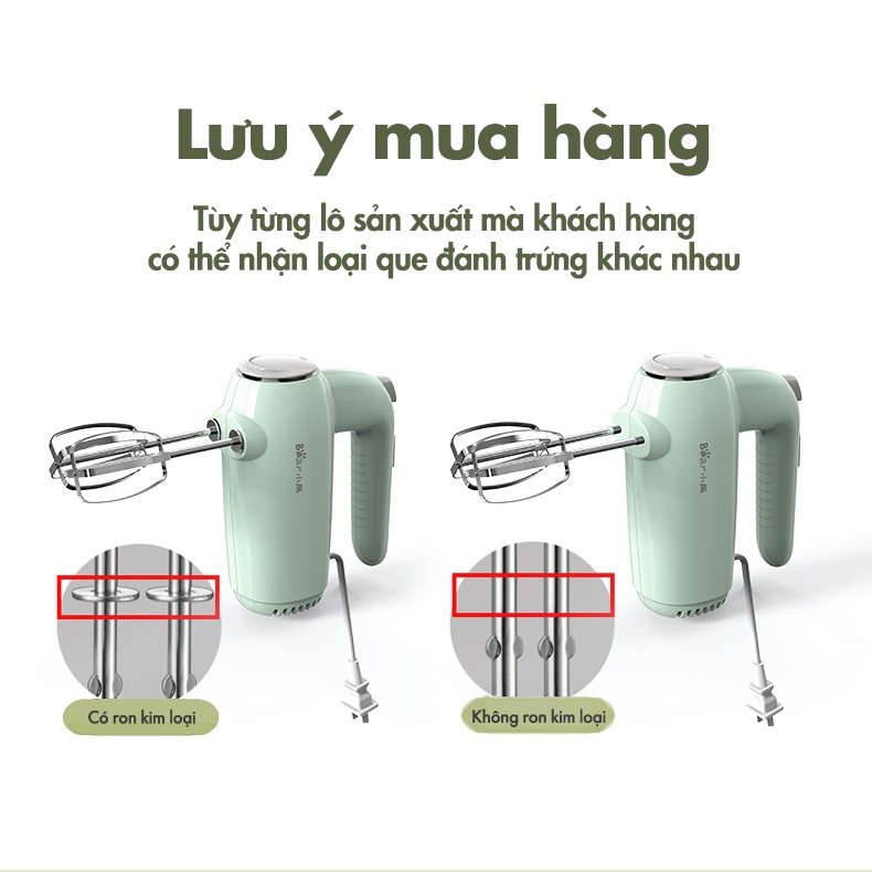 Mô tả Máy đánh trứng cầm tay Bear DDQ-B01F7 - Hàng Chính Hãng - 8
