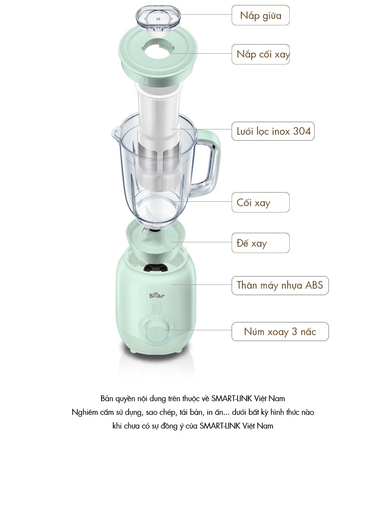 Chính sách bảo hành Bear LLJ-B12K1