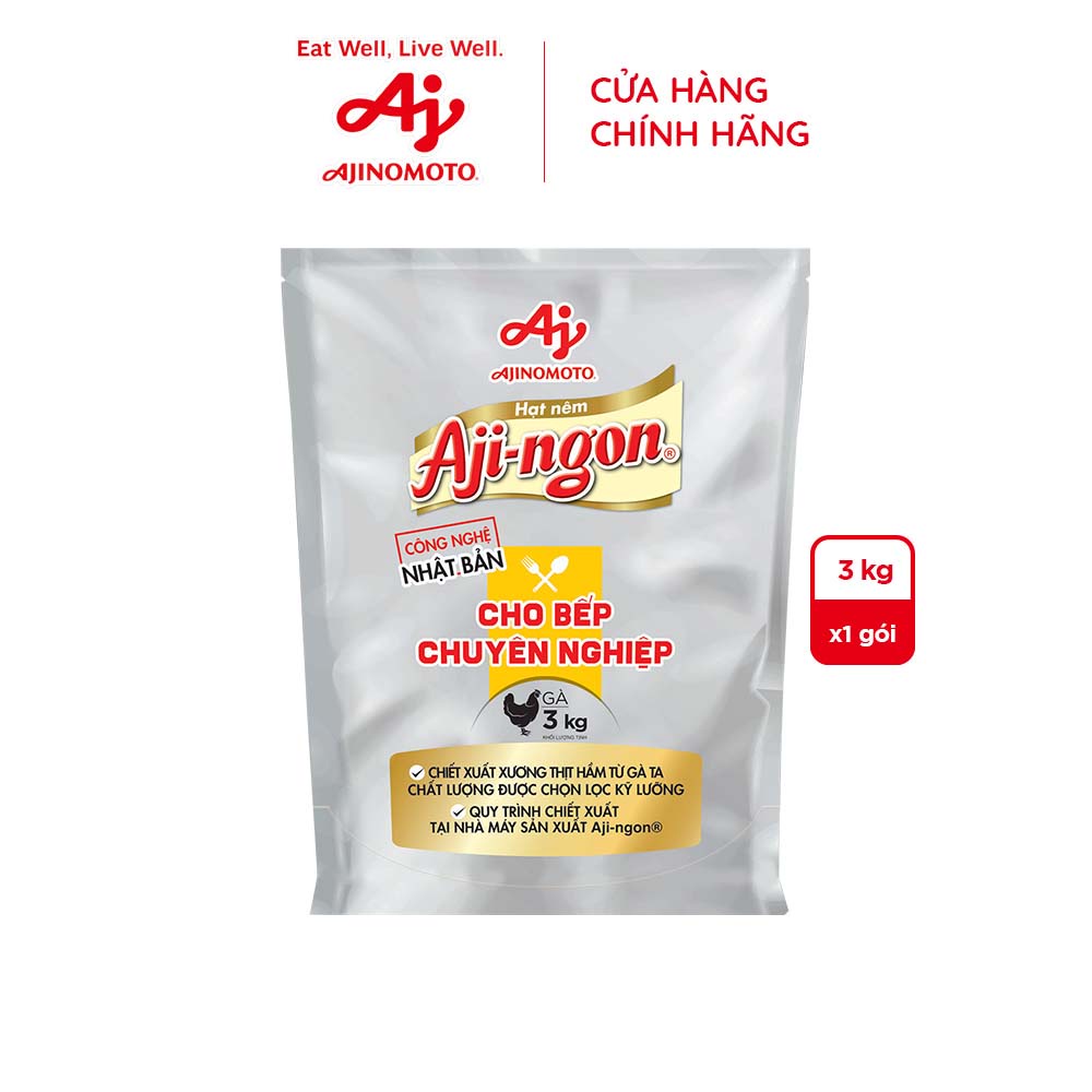 Mô tả Gói Hạt Nêm Aji-ngon® Gà 3kg/Gói - 1