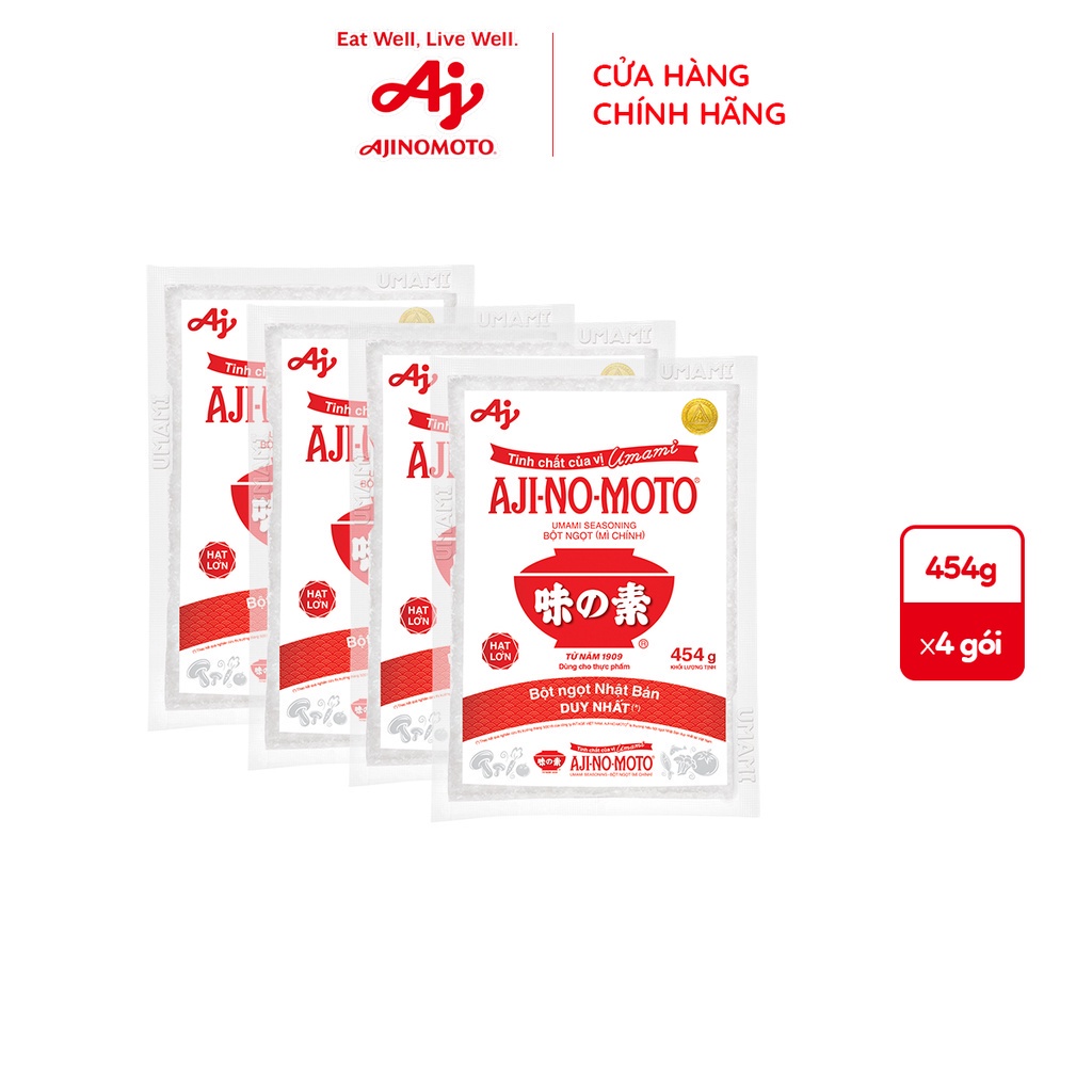 Mô tả Combo 4 Gói Bột Ngọt AJI-NO-MOTO® 454g/Gói - 1
