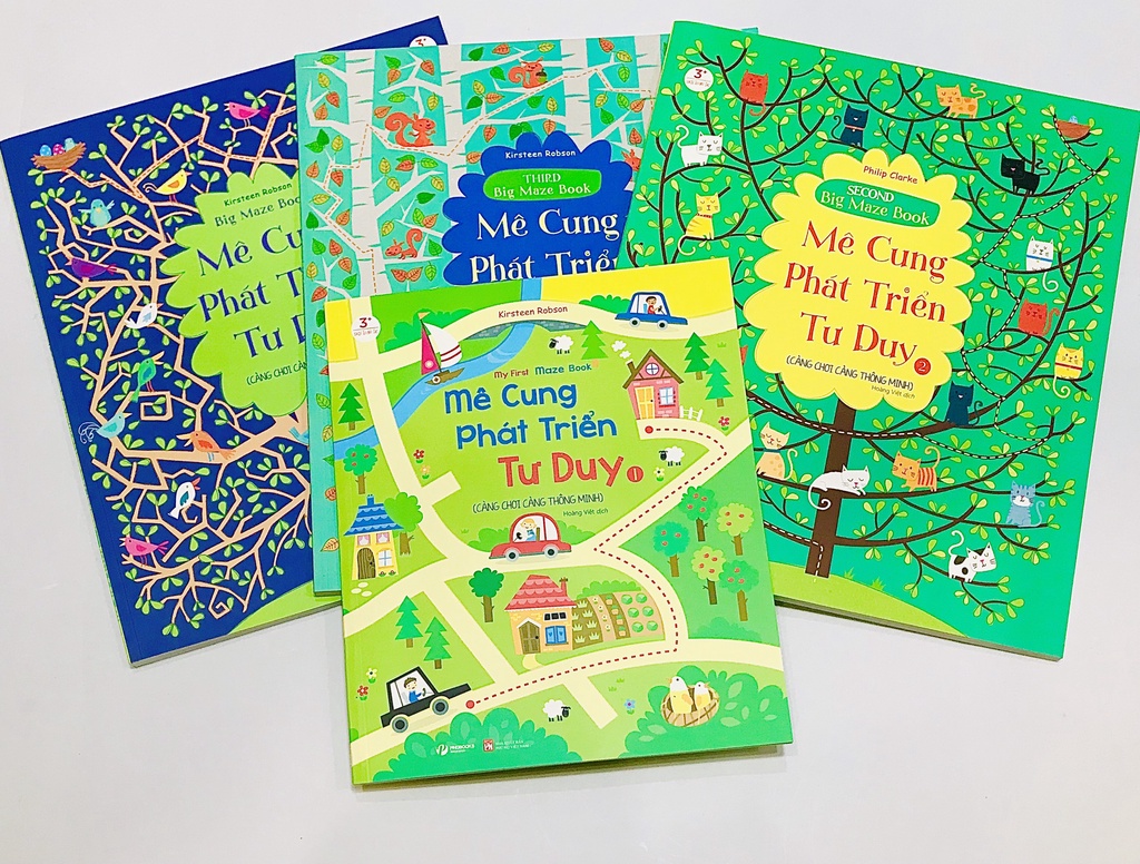 Mô tả Sách - Mê cung phát triển tư duy càng chơi càng thông minh - nhà phát hành: Vizibook - 1
