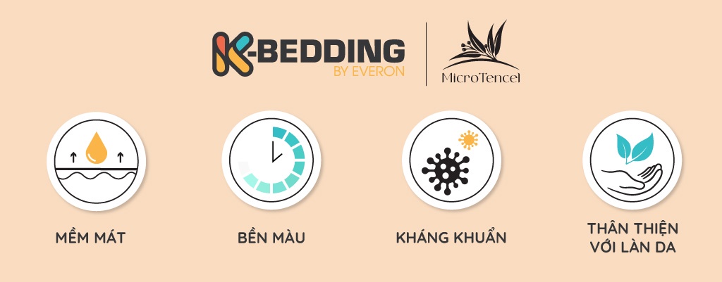 Mô tả Nệm Bông Ép Gấp 3 K-Bedding By Everon MTP lớp vải tencel thoáng mát, nệm cứng cao 9cm, bảo hành 5 năm, màu ngẫu nhiên - 1