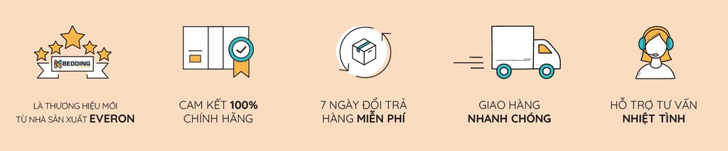 Mô tả Bộ ga giường chun K-Bedding by Everon KMTP 302 - Chất liệu cao cấp MicroTencel (KHÔNG GỒM CHĂN) - 3