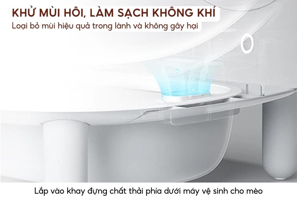 Mô tả COMBO 2 Cục Khử Mùi Máy Dọn Vệ Sinh Cho Mèo Petree x HeLiPet Chính Hãng - 4