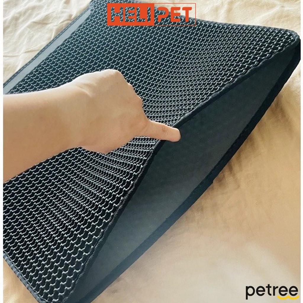 Mô tả Thảm Lót Chống Văng Cát Petree x HeLiPet dùng cho Máy Vệ Sinh Tự Động, Máy Dọn Phân Cho Mèo - 2