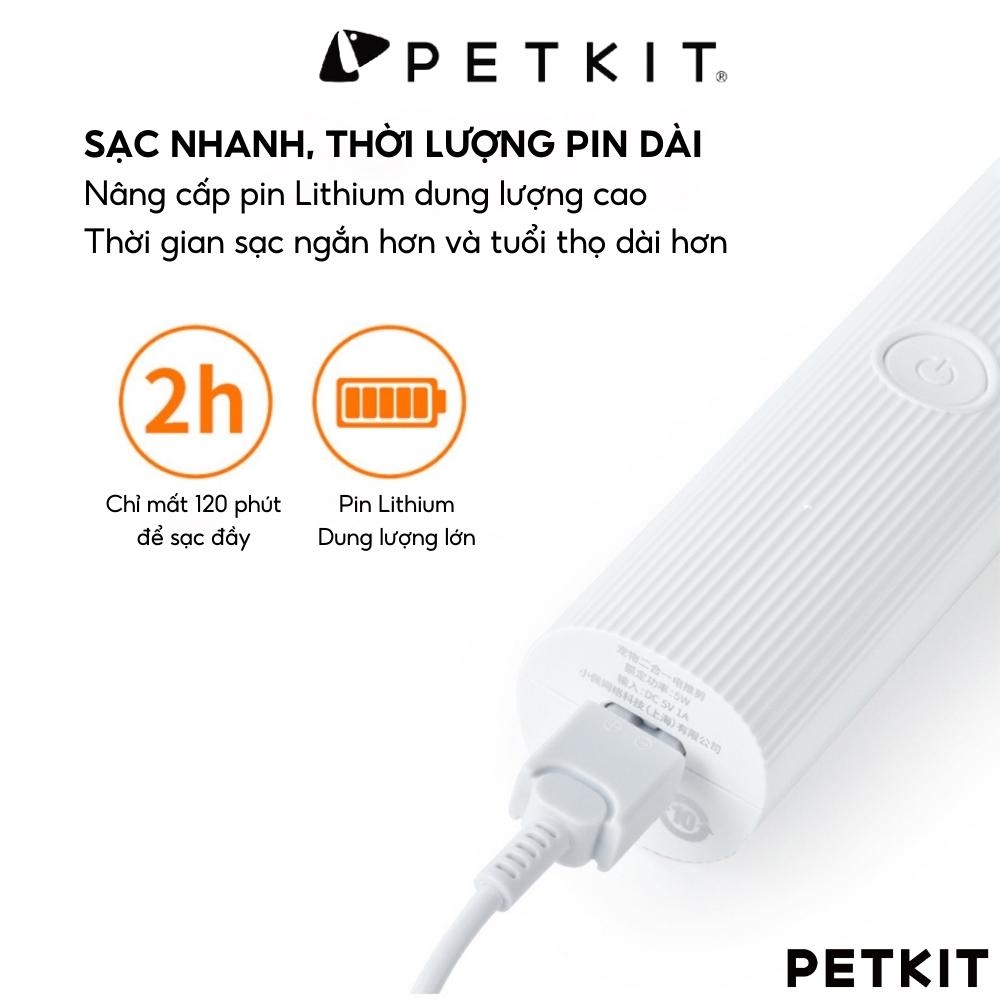 Mô tả Tông Đơ Đa Năng PETKIT 2in1 Pro 2025 Chuyên Dụng Cắt Tỉa Lông Chó, Mèo - HeLiPet - 6