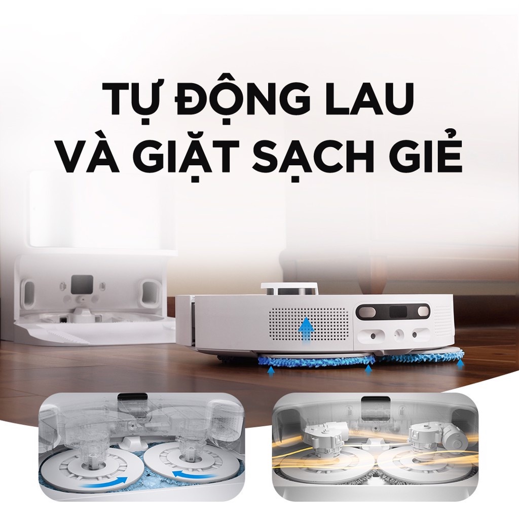 Mô tả Robot lau sàn hút bụi tự làm sạch Dreame Bot L10 Ultra/ L10s Ultra Gen 2/ D20 Ultra - Bản quốc tế - BH 24 tháng - 4