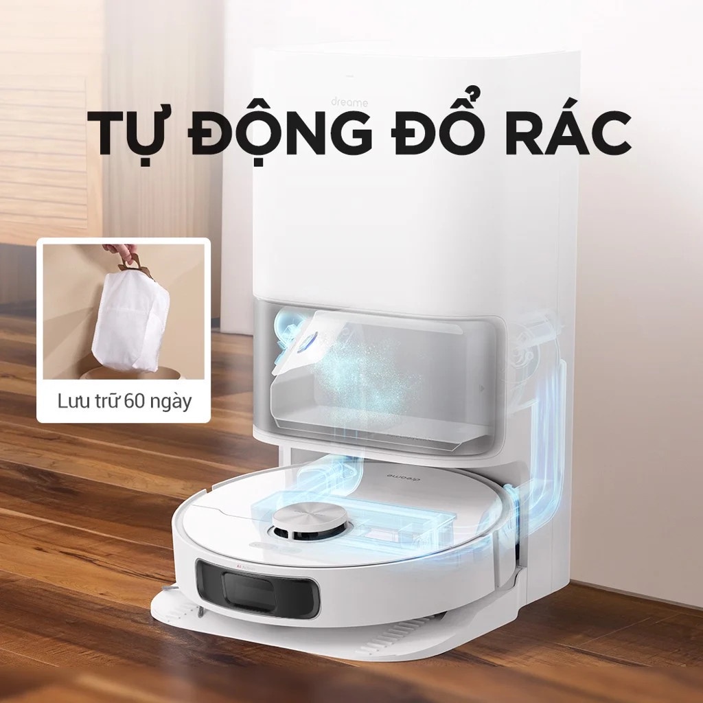 Mô tả Robot lau sàn hút bụi tự làm sạch Dreame Bot L10 Ultra/ L10s Ultra Gen 2/ D20 Ultra - Bản quốc tế - BH 24 tháng - 5