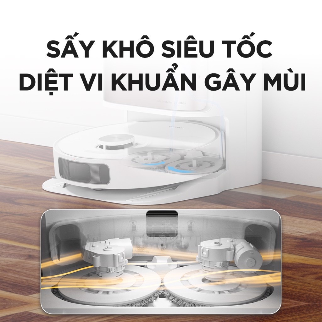 Mô tả Robot lau sàn hút bụi tự làm sạch Dreame Bot L10 Ultra/ L10s Ultra Gen 2/ D20 Ultra - Bản quốc tế - BH 24 tháng - 6