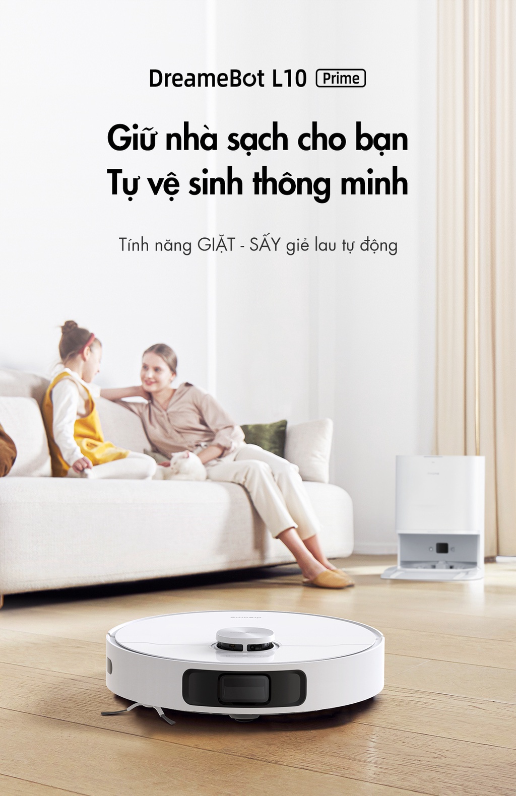 Robot hút bụi Dreame L10 Prime