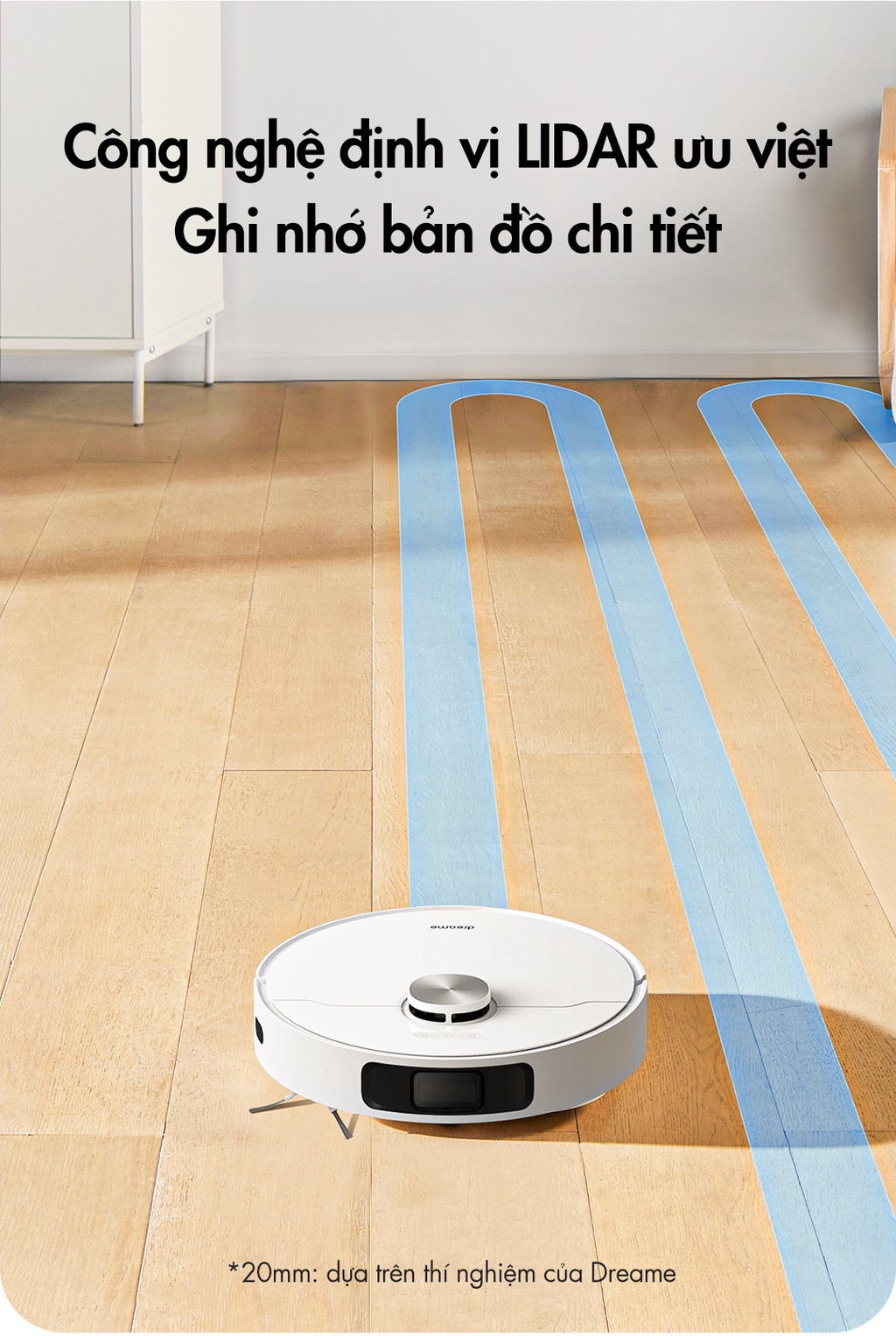 Robot Dreame L10 Prime đang hoạt động