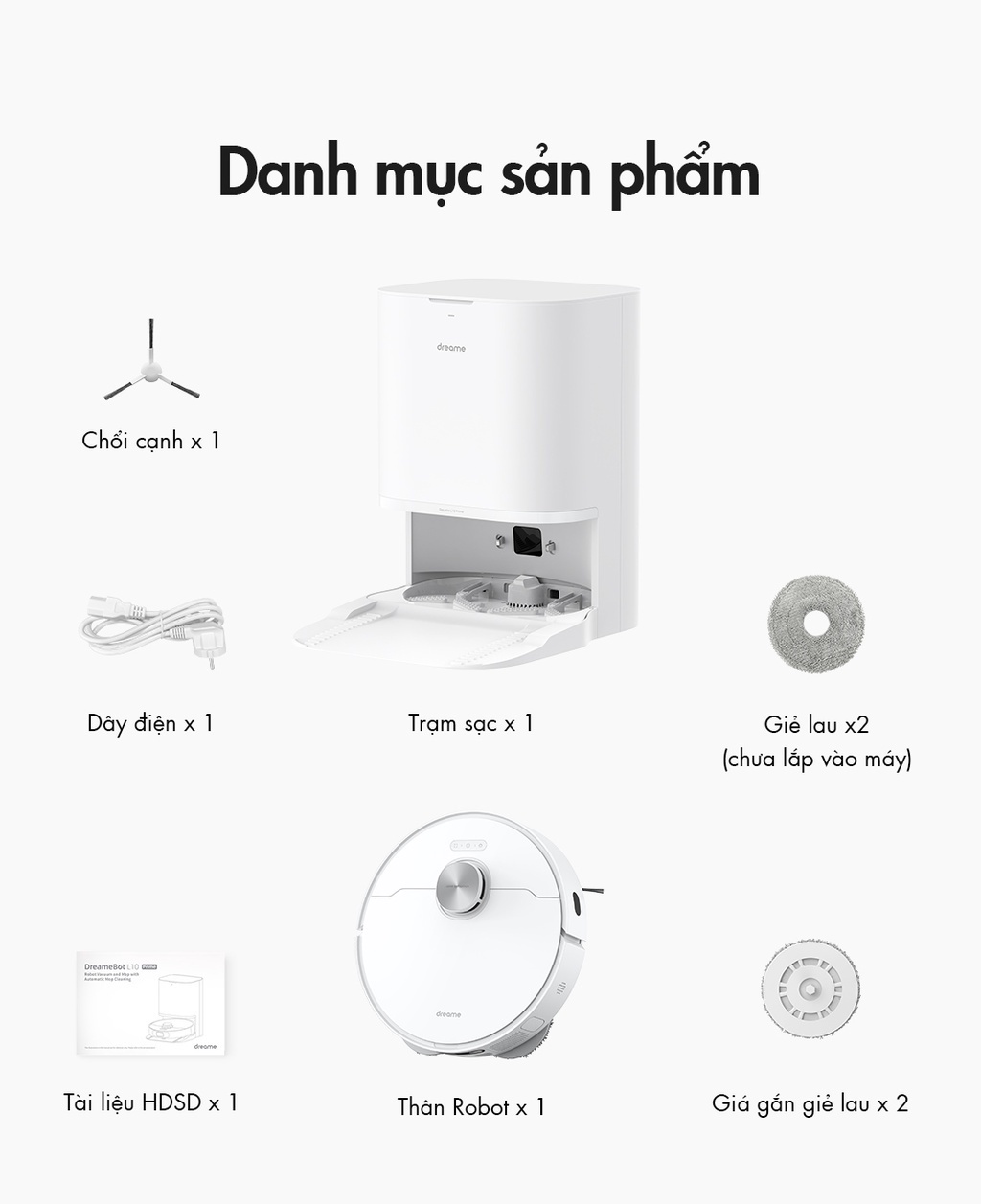 Các bộ phận Dreame L10 Prime
