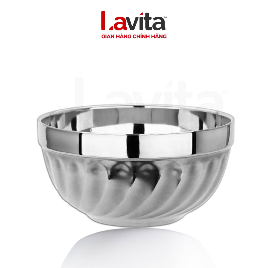 Tô bát chén inox kiểu xoắn 2 lớp cách nhiệt - nhiều size khác nhau ...