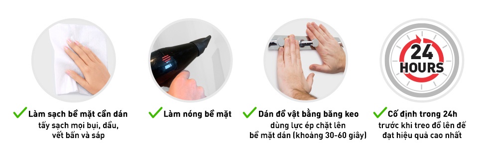 Bước 2 hướng dẫn sử dụng băng keo 3M Scotch