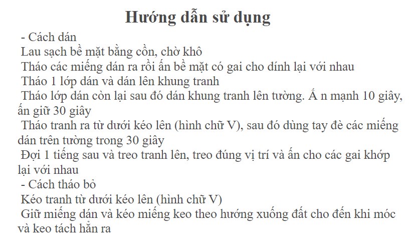 Mô tả Bộ 8 Miếng dán treo tranh 3M™ Command™, 17206, độ bền cao, bám cực chắc, tải trọng 7kg, Dùng treo tranh - 5