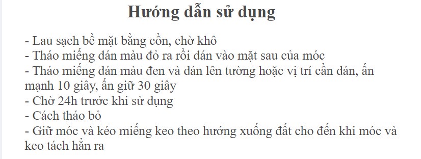 Mô tả Móc dán tường chịu lực 2.2kg 3M™ Command™, 17003, độ bền cao, bám cực chắc, chịu lực 2.2kg, vỉ 1 cái - 5