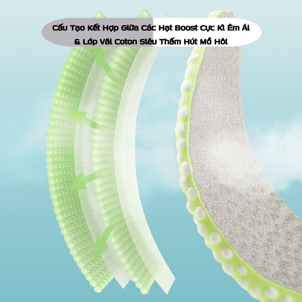 Mô tả Lót Giày Cao Su Non Tăng Chiều Cao Ultraboost MINSU M7019 Miếng Độn Đế Nâng Chiều Cao cho Giày Thể Thao Nam Nữ, Da Lộn - 4