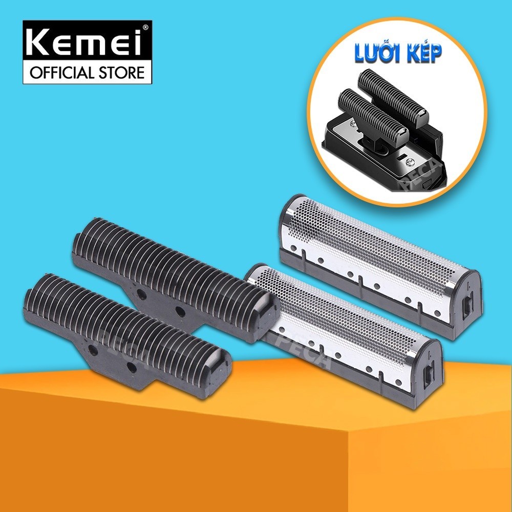 Mô tả Lưỡi máy cạo râu thay thế cho các dòng cạo râu Kemei KM-1102, KM-1102H, dễ tháo lắp - 1