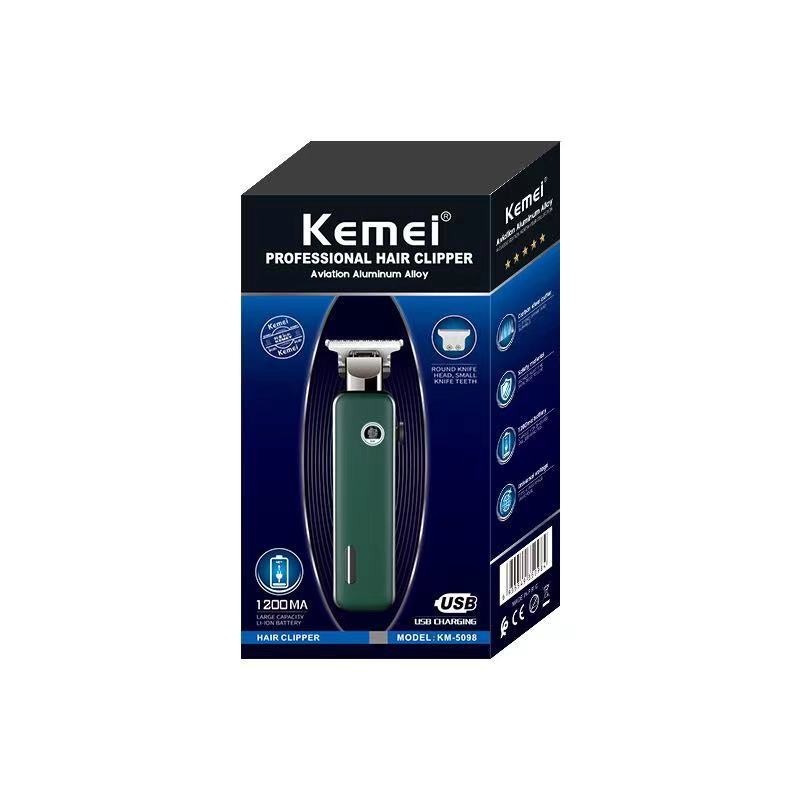 Mô tả Tông đơ chấn viền cao cấp Kemei KM-5098 thiết kế độc đáo kết hợp cạo đầu, khắc tóc, fade trắng chân tóc- Hàng chính hãng - 12
