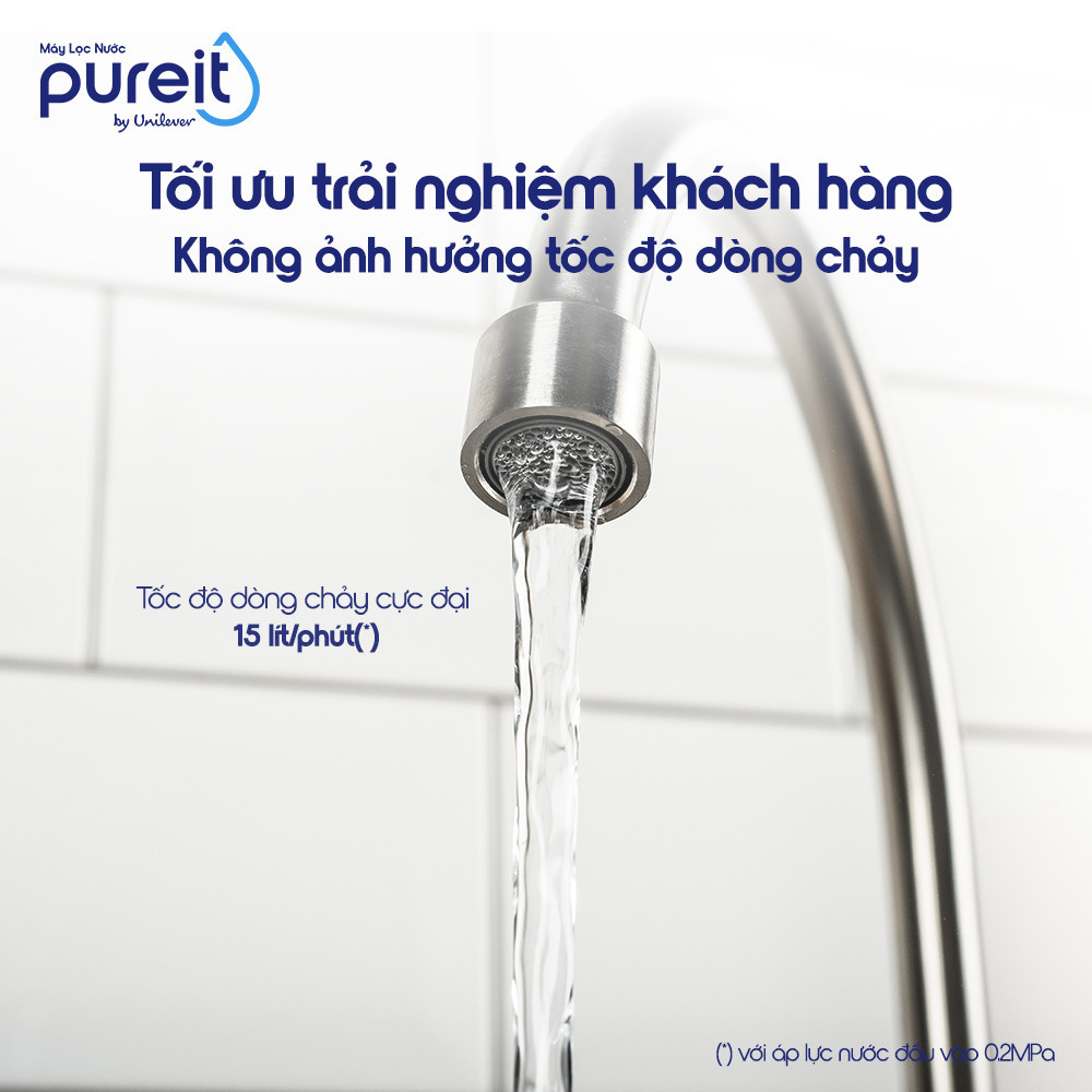 Mô tả Lọc Thô Trong Suốt Âm Tủ Bếp Pureit [BH 12 THÁNG] - 8