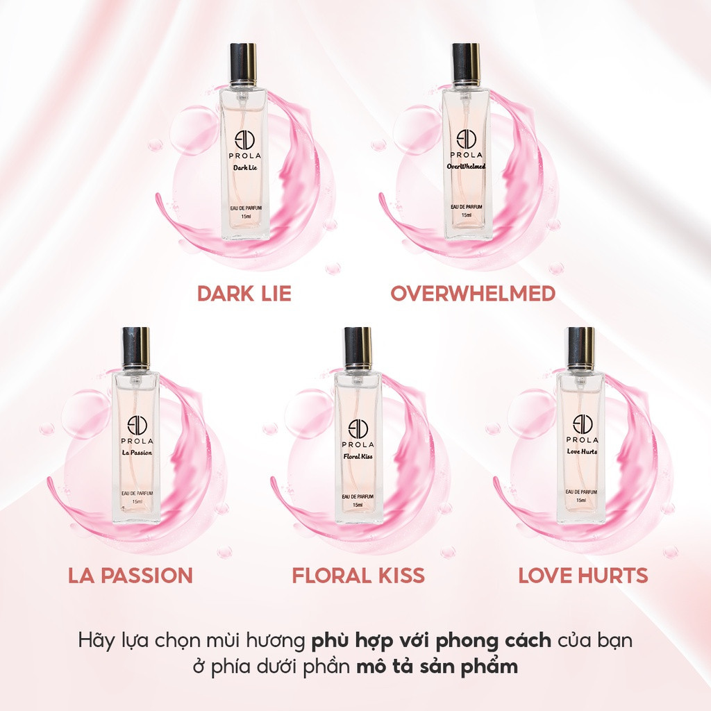 Mô tả Nước hoa nữ PROLA lưu hương lâu, ngọt ngào, quyến rũ thích hợp đi làm, đi học, đi hẹn hò - 15ml - 3