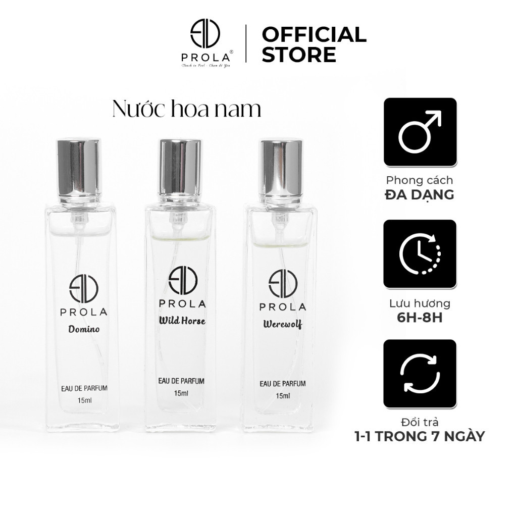 Mô tả Nước hoa nam PROLA lưu hương lâu, phong cách sang trọng lịch lãm thích hợp đi làm, đi hẹn hò - 15ml - 1