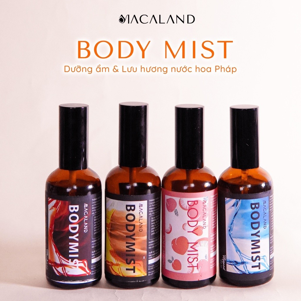 Mô tả Body Mist nam hương Flipped Macaland hương thơm thanh mát mạnh mẽ - 1