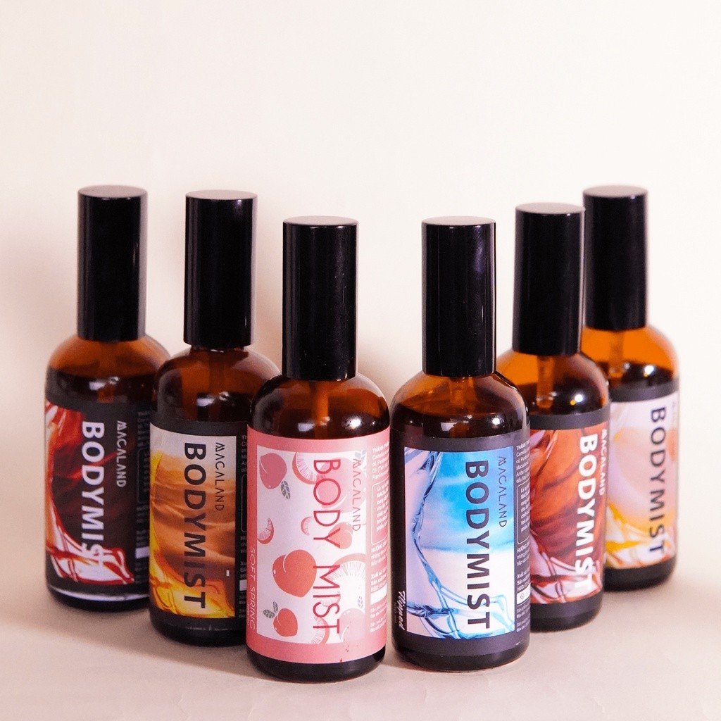 Mô tả Body Mist xịt thơm toàn thân MACALAND 20ml/35ml/100ml xịt hương nước hoa kết hợp dưỡng ẩm cho da - 2