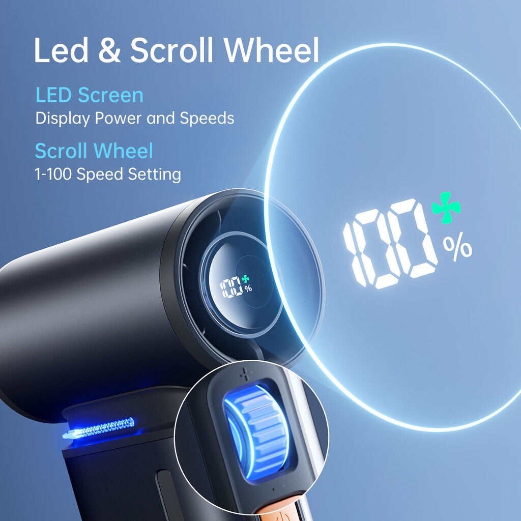 chube Quạt turbo du lịch cầm tay đa năng Jisulife ULTRA1 FA55