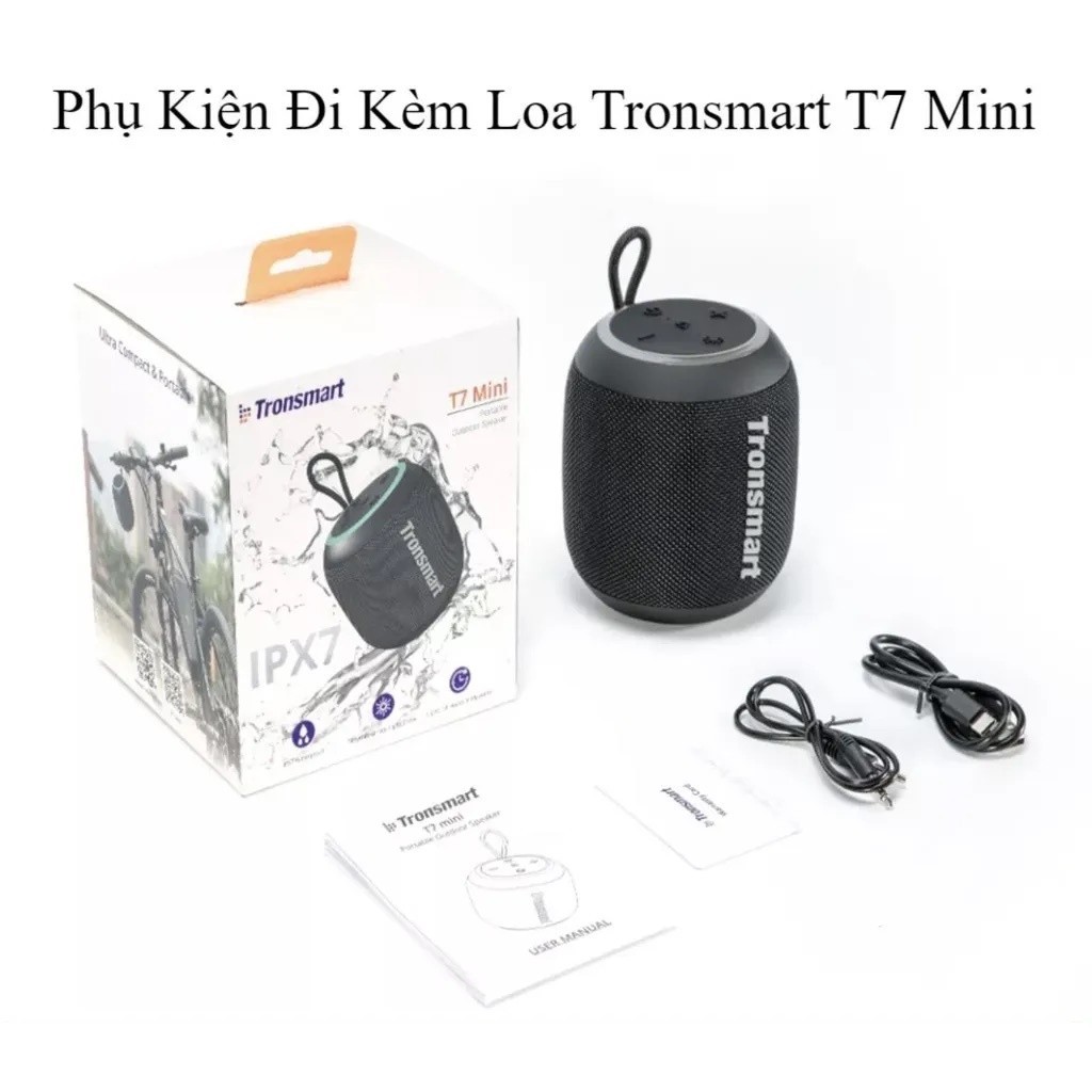 Mô tả Loa Bluetooth Tronsmart T7 Mini V5.3 | Công suất 15W | 18h chơi nhạc | Hỗ trợ thẻ nhớ | Bảo hành 12 Tháng - 8