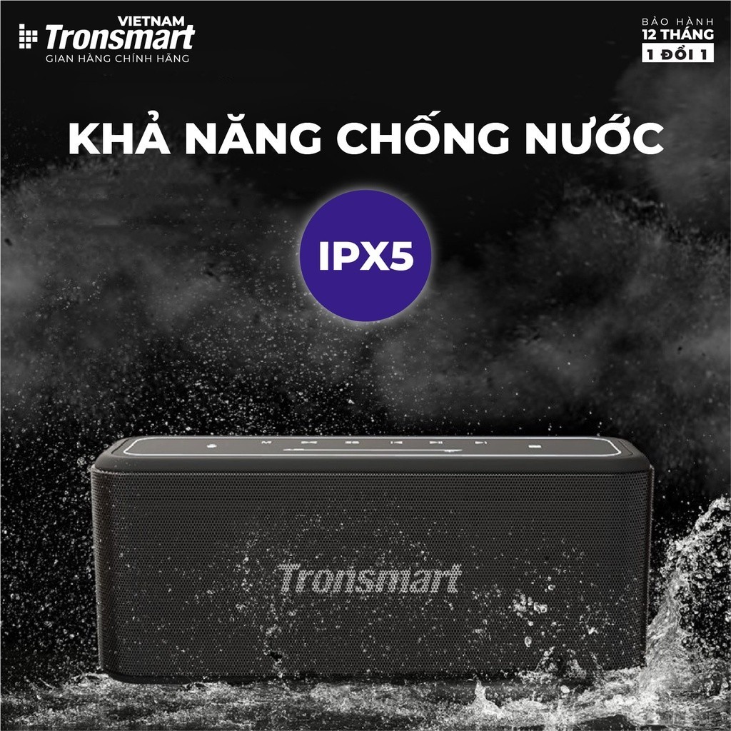 Mô tả Loa Bluetooth Tronsmart Element Mega Pro | Công suất 60W | Công nghệ SoundPulse | Cảm Ứng Chạm | Bảo Hành 12 tháng - 4