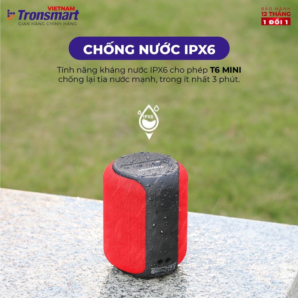 Âm thanh 360 độ loa Tronsmart T6 Mini Upgraded V5.3