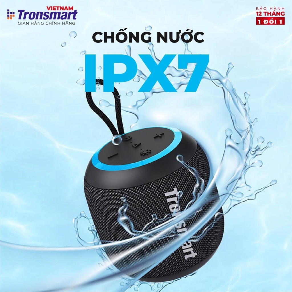 Mô tả Loa Bluetooth Tronsmart T6 Mini Upgraded V5.3 | Công suất 15W | Âm thanh 360° | Kháng nước IPX6 | BH 12 tháng - 11