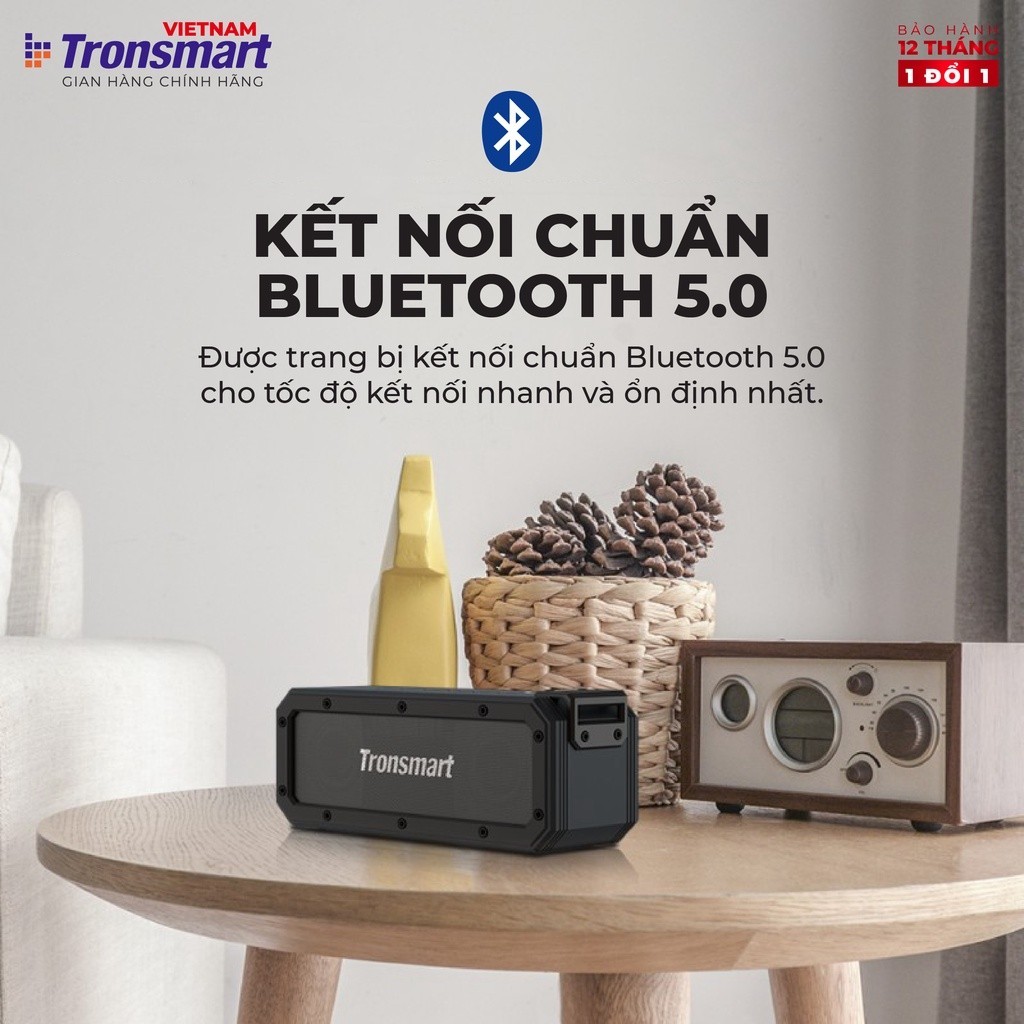 Mô tả Loa Bluetooth Tronsmart Element Force+ Công suất 40W | 15H chơi nhạc | 3 chế độ Bass | Bảo hành 12 tháng - 4