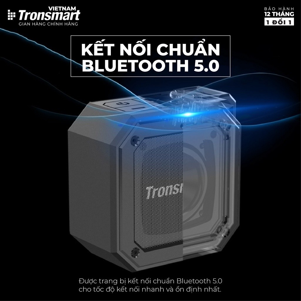 Mô tả Loa Bluetooth Tronsmart Groove V5.0/ Groove 2 V5.3 | Chống nước IPX7 | 18H chơi nhạc | Chế độ EQ kép | Bảo hành 12 tháng - 3